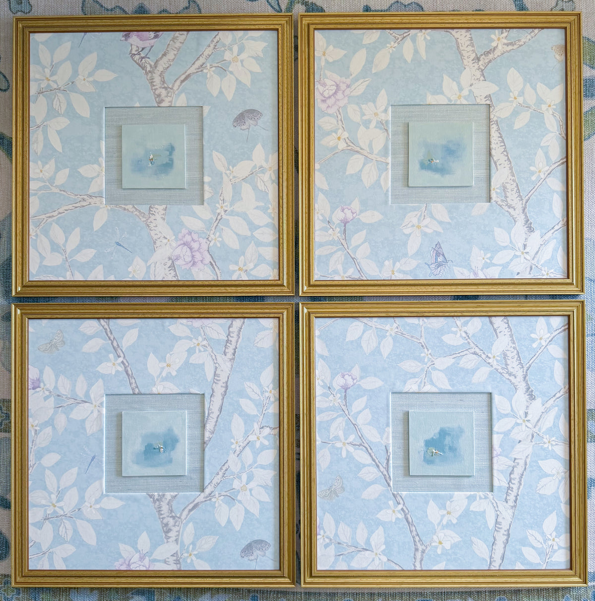“Bluebird Morning” - 22” x 22”