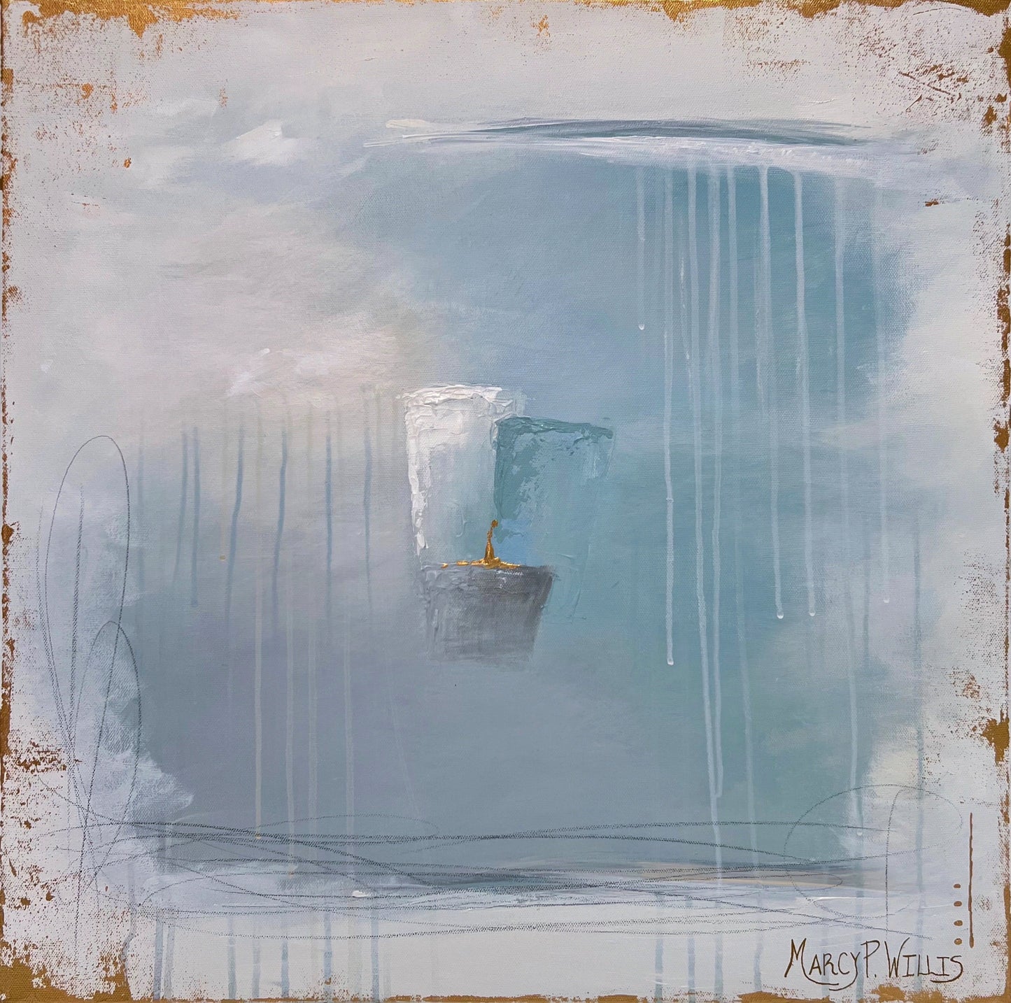 Acrylic Tray "Seaside Whispers"