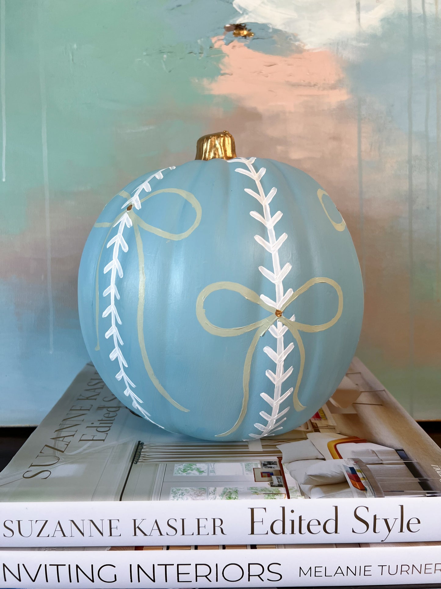Medium French Blue Pumpkin I