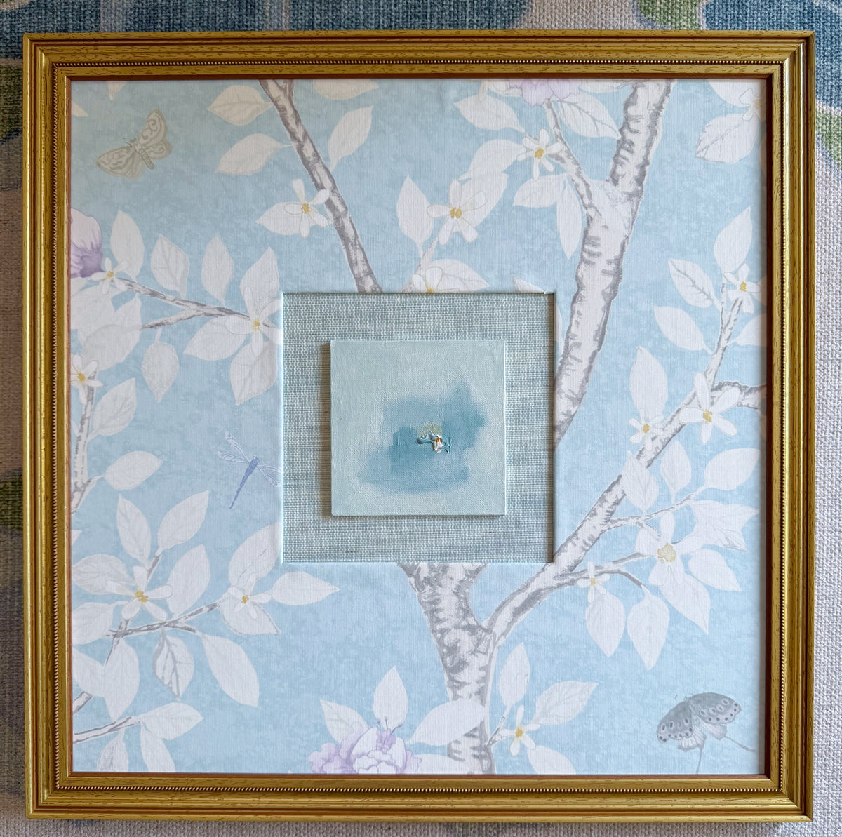 “Softly in Blue” - 22” x 22”