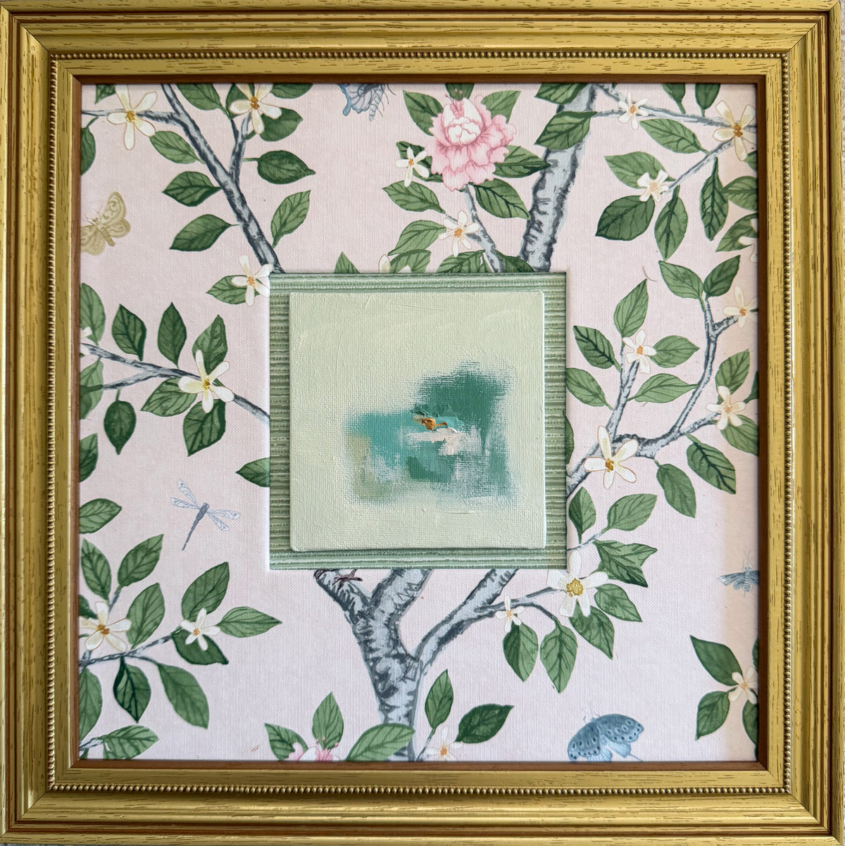 “Blush and Bloom” - 13” x 13”
