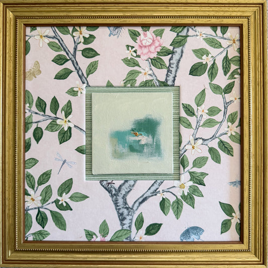 “Blush and Bloom” - 13” x 13”