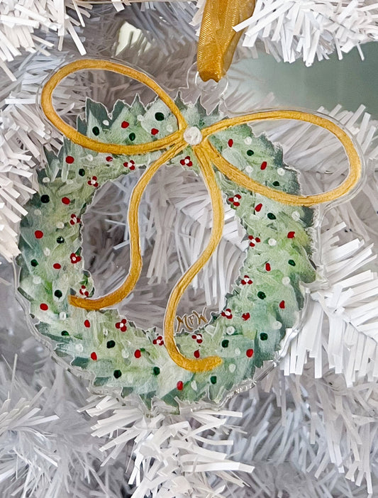 Wreath Acrylic Ornament