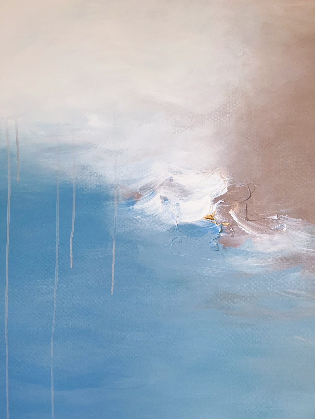 “Weightless Horizon” - 36” x 36”