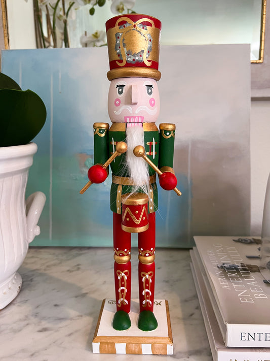 14” Nutcracker - Red & Green I