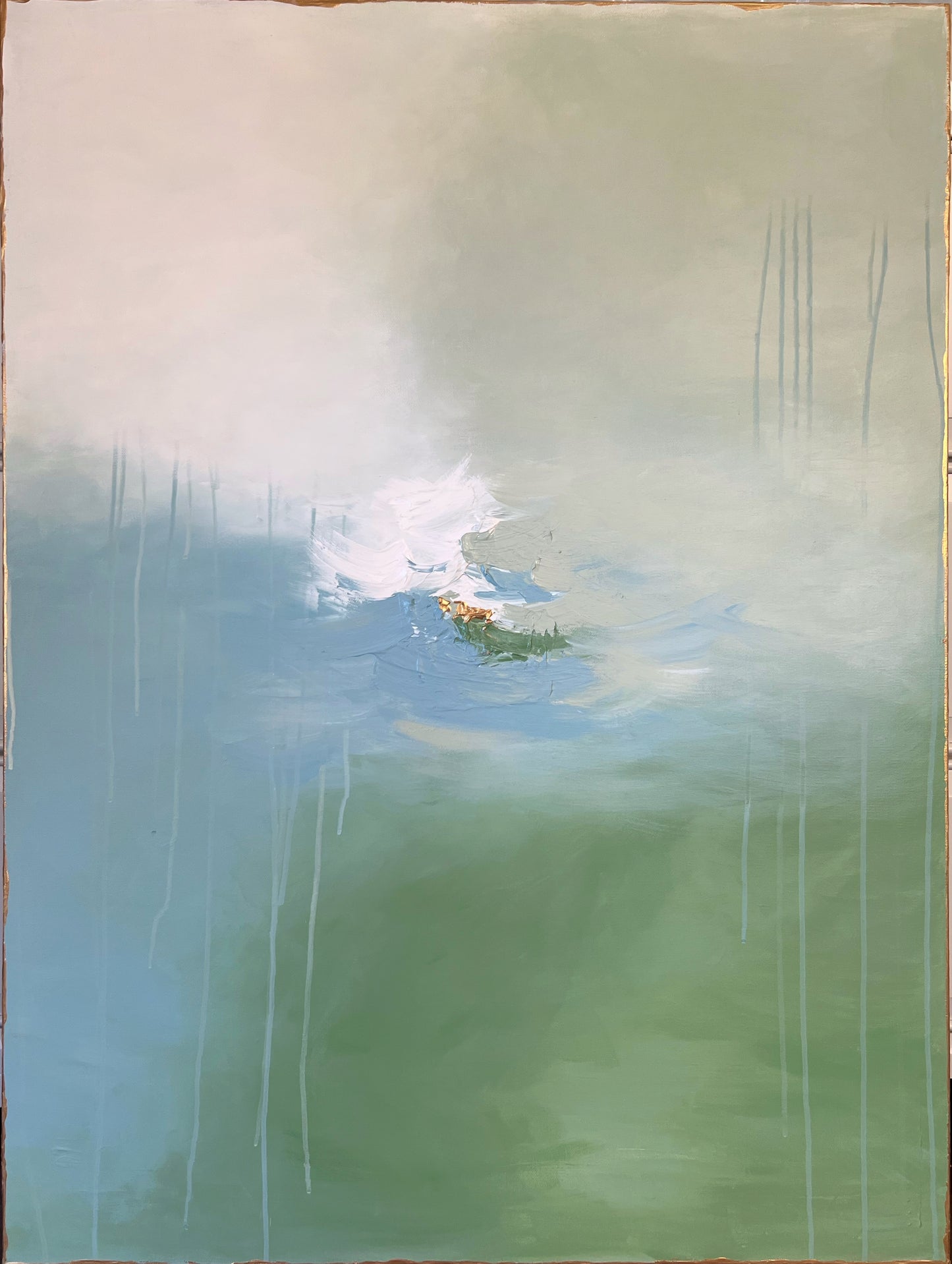 “Green Reverie” - 40” x 30”