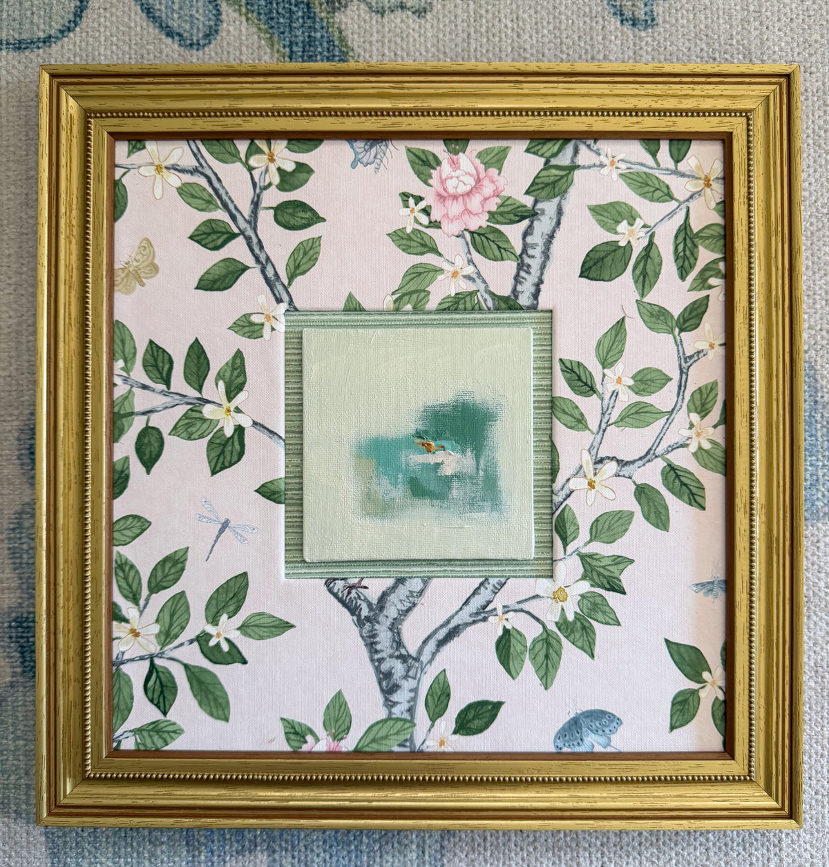 “Blush and Bloom” - 13” x 13”