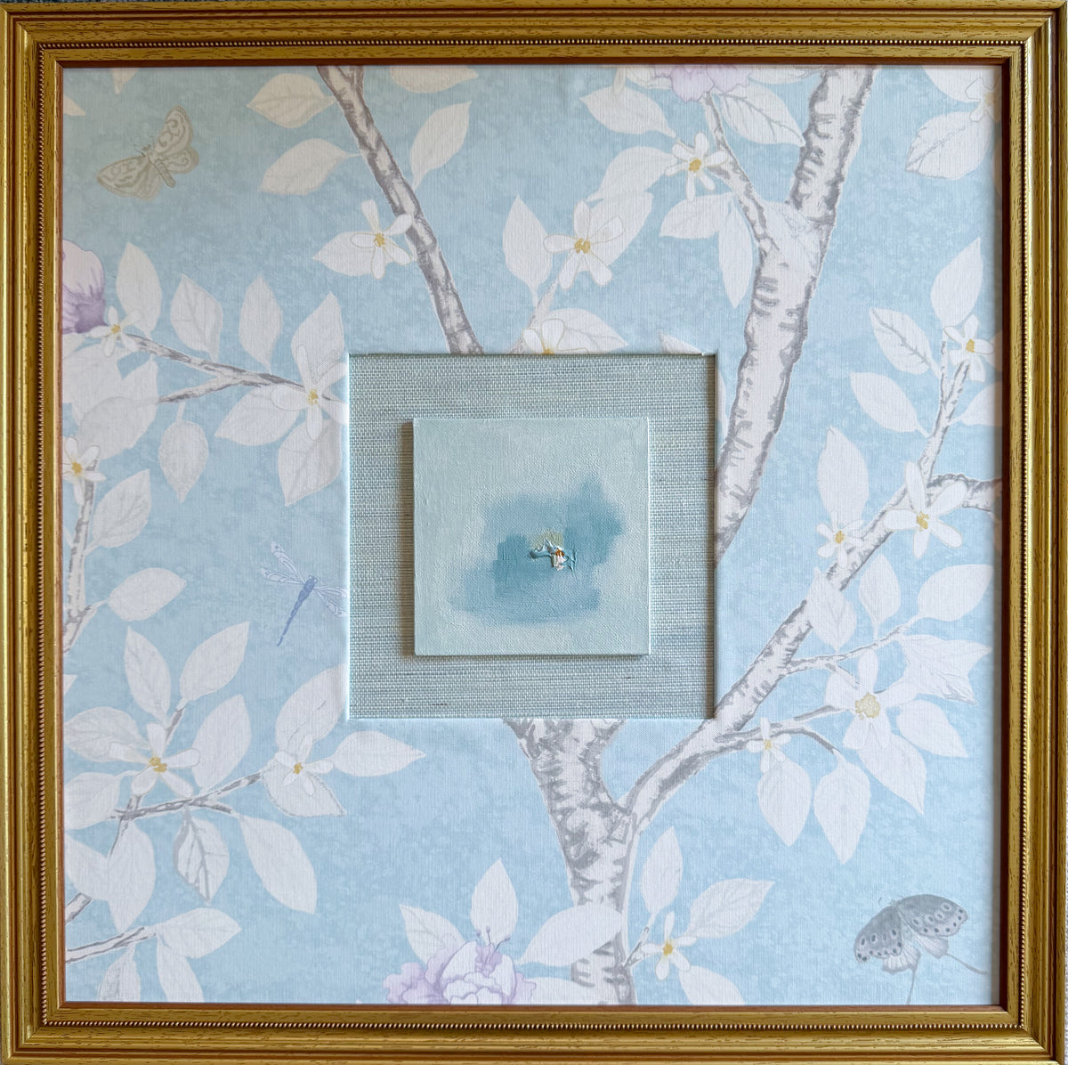 “Softly in Blue” - 22” x 22”