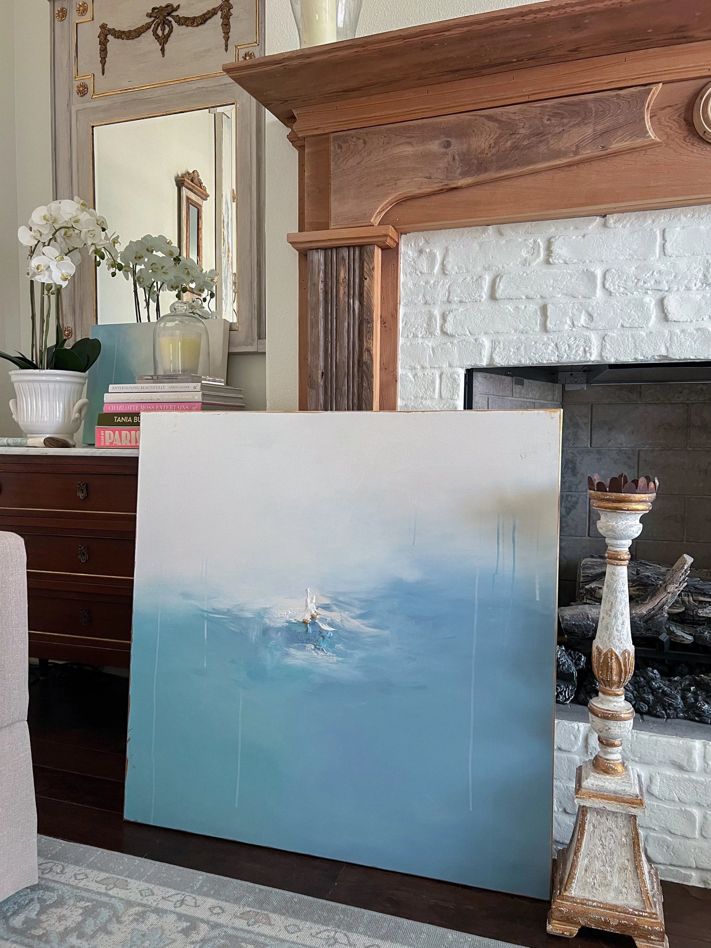 “Morning Along the Shore” - 36” x 36”
