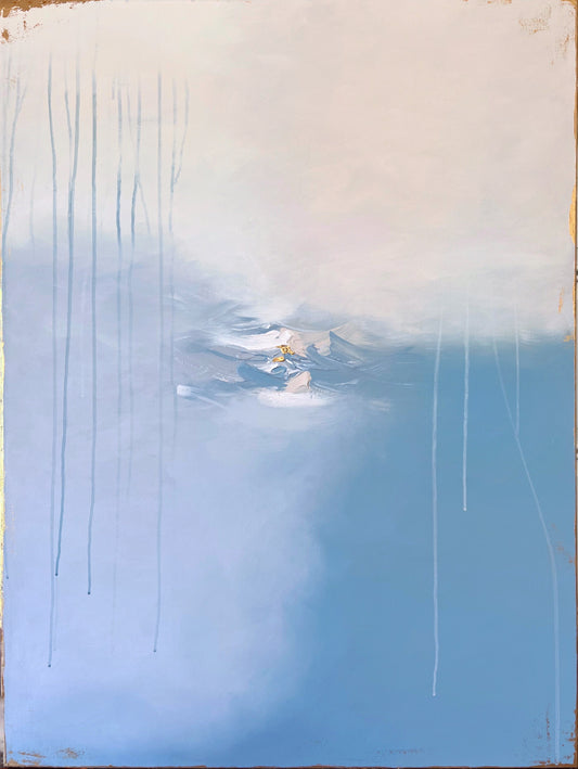 “Côte d’Azure” - 40” x 30”