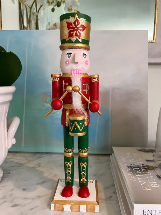 14” Nutcracker - Red & Green II