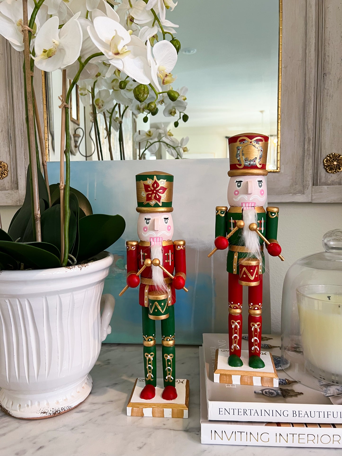 14” Nutcracker - Red & Green I