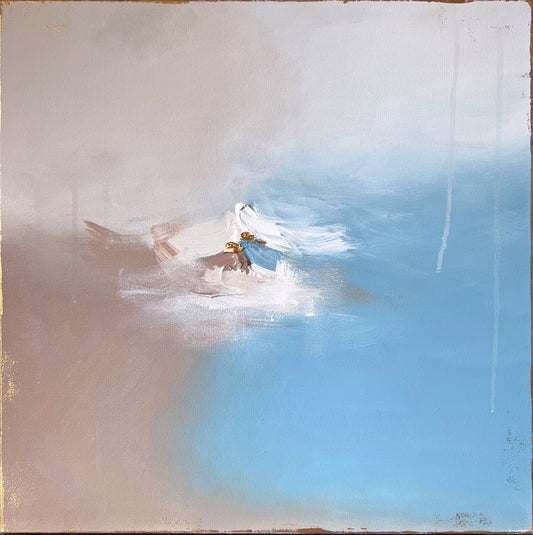 “Softly Drifting Toward Shore” - 20” x 20”