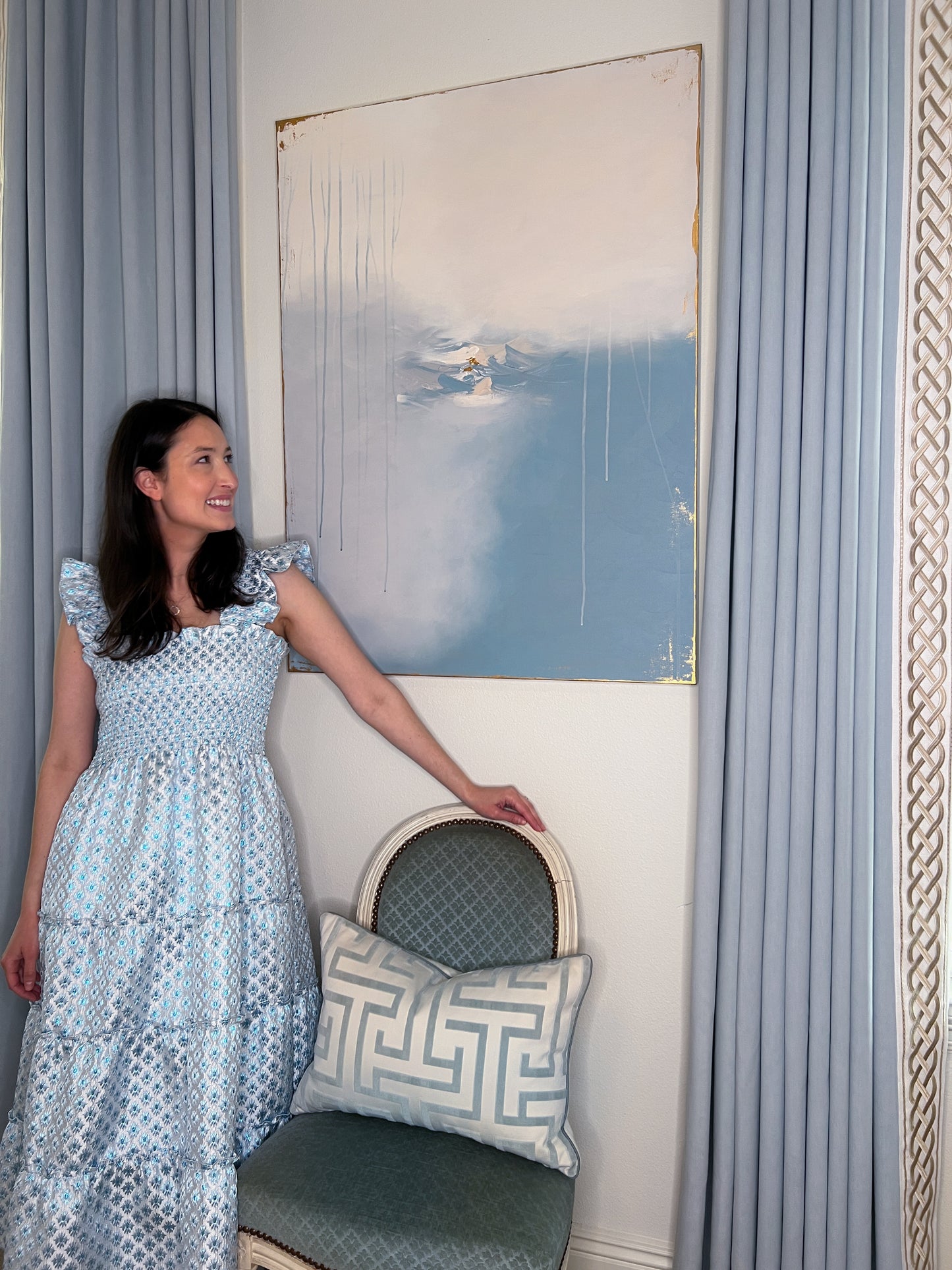 “Côte d’Azure” - 40” x 30”