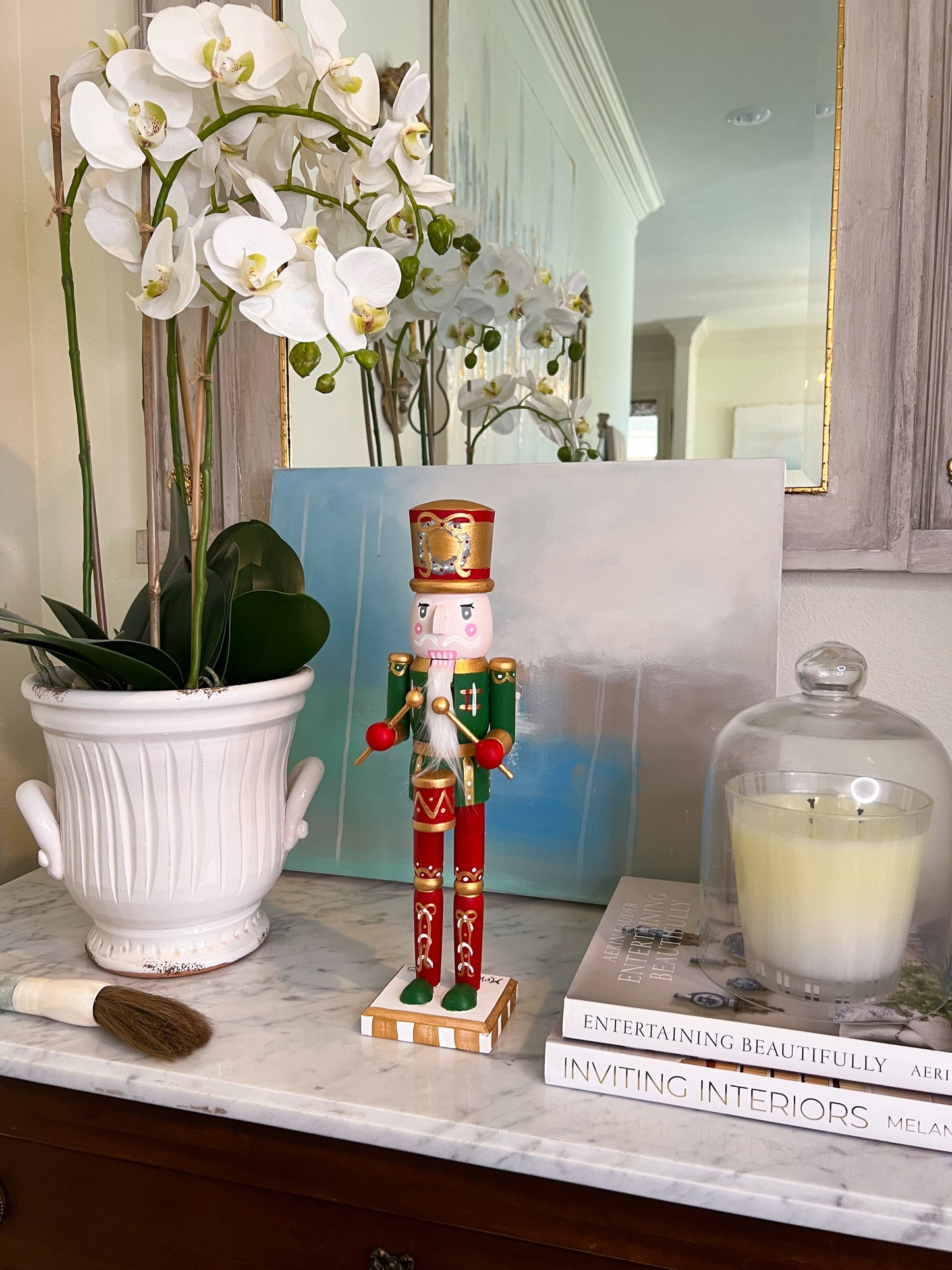 14” Nutcracker - Red & Green I