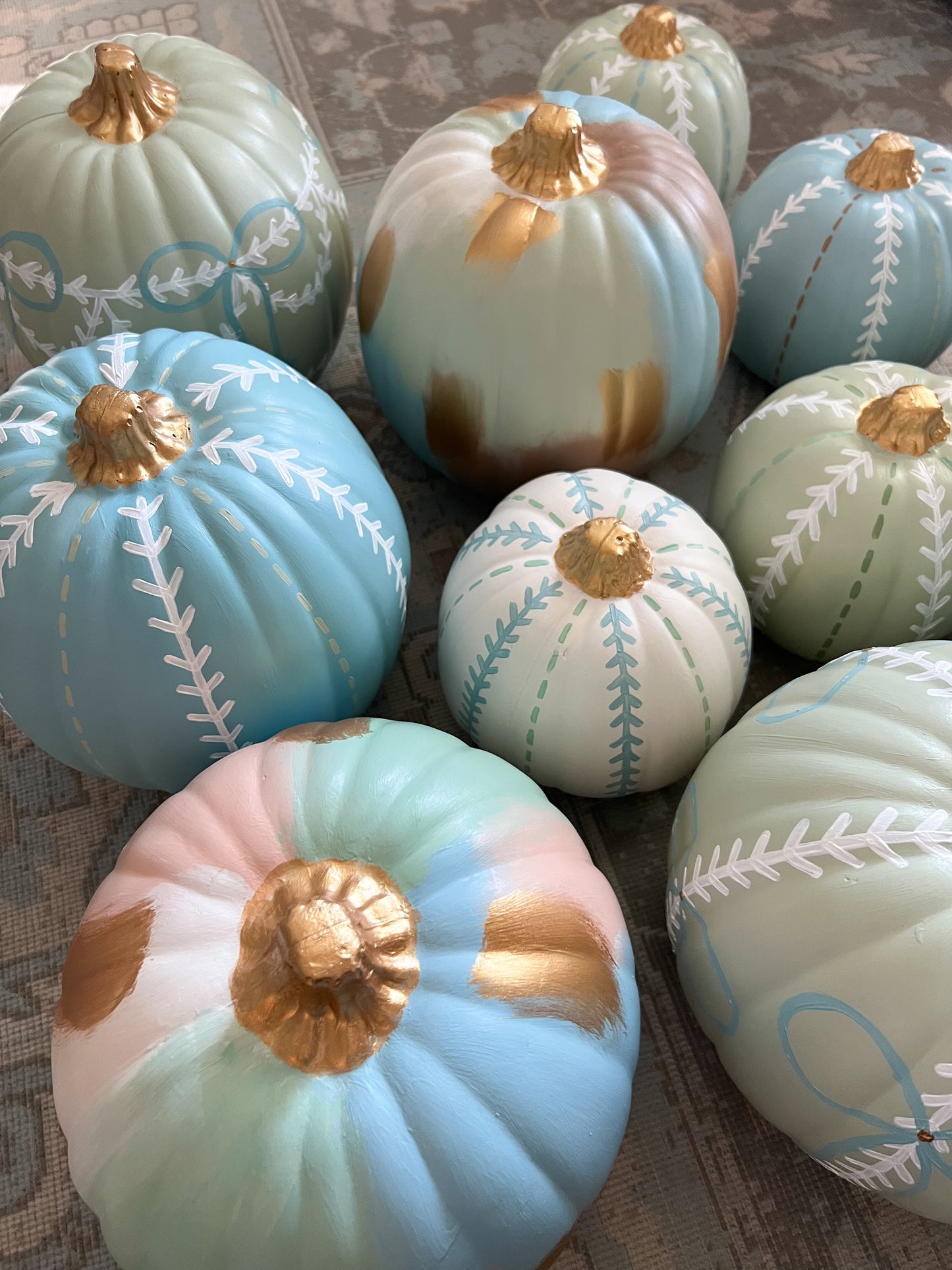 Small French Blue Pumpkin II