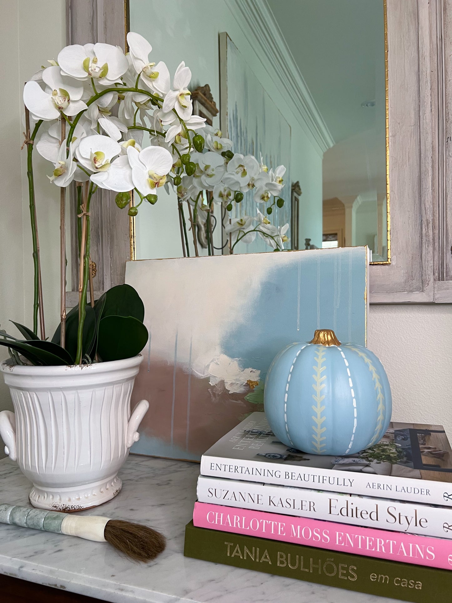 Small French Blue Pumpkin II