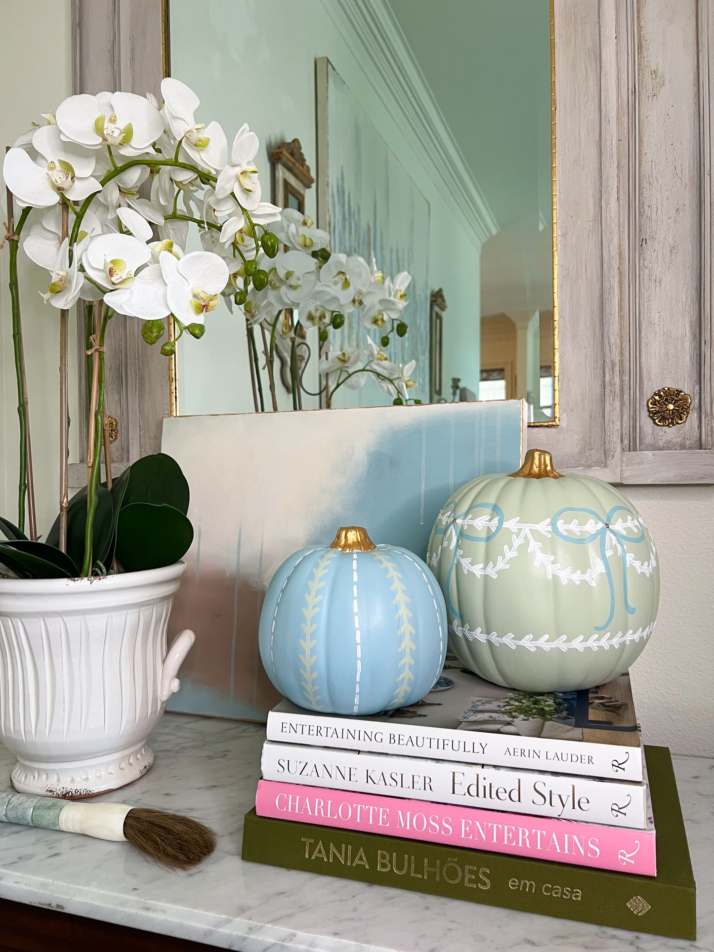 Small French Blue Pumpkin II