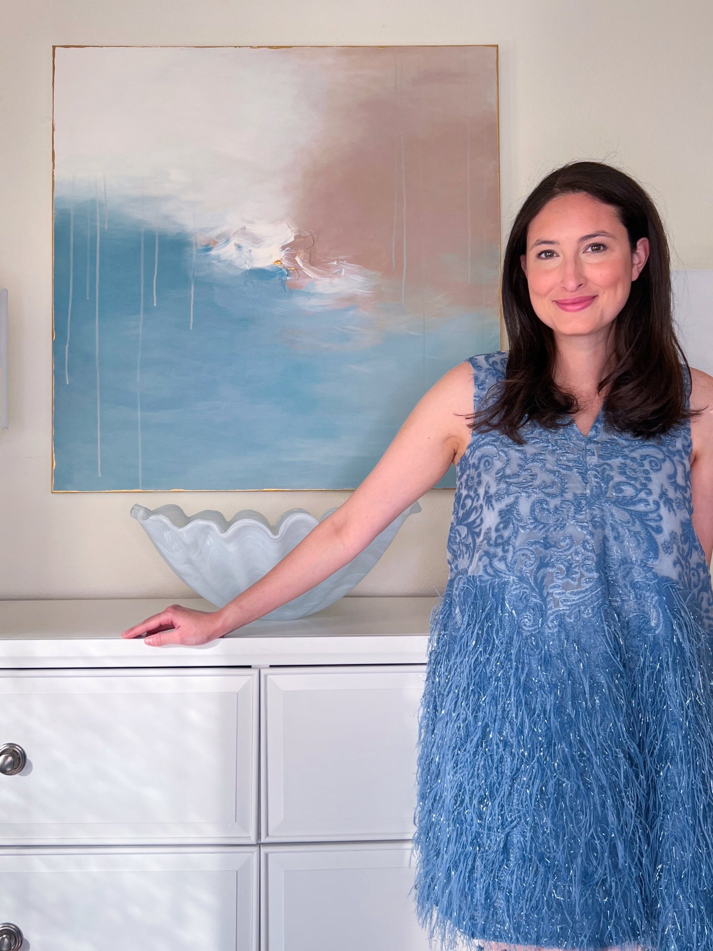 “Weightless Horizon” - 36” x 36”