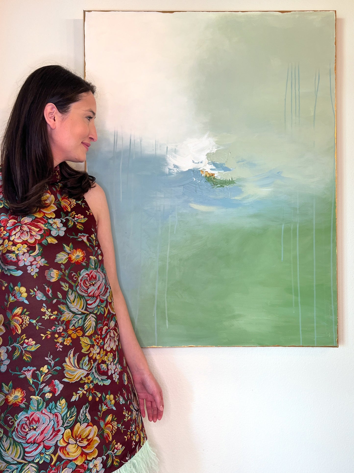 “Green Reverie” - 40” x 30”