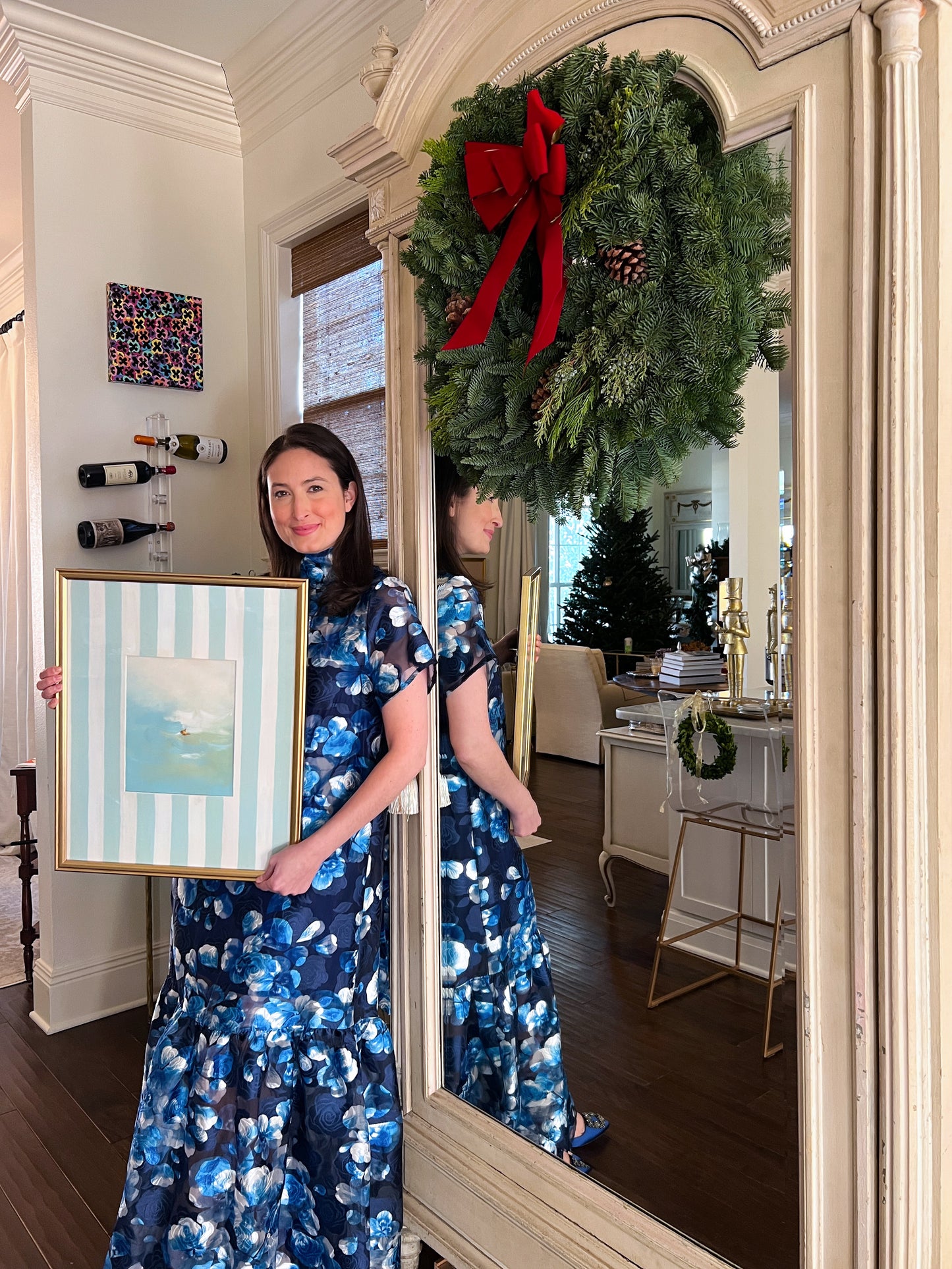 “Stillness in Bleu” - 21” x 17”