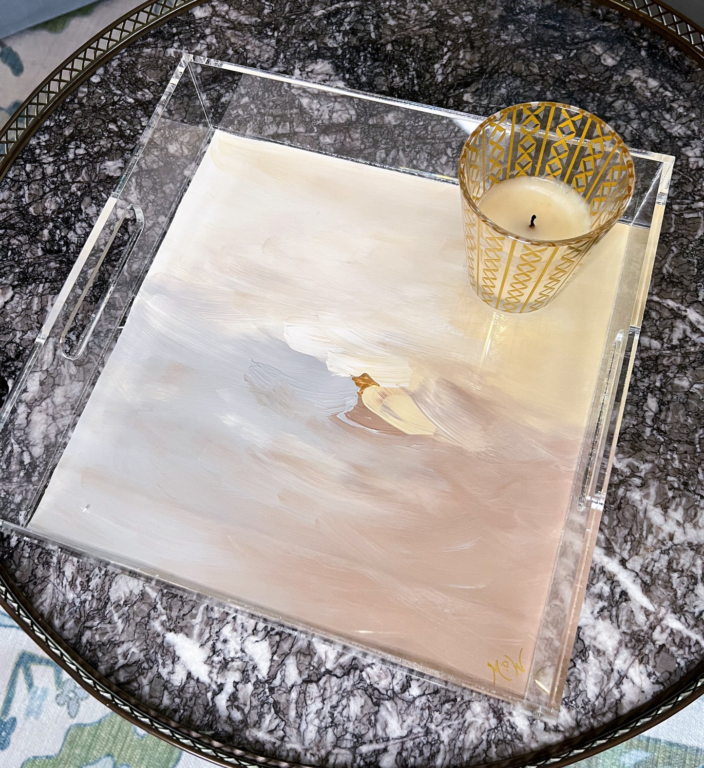 “Quiet Horizon” Acrylic Tray