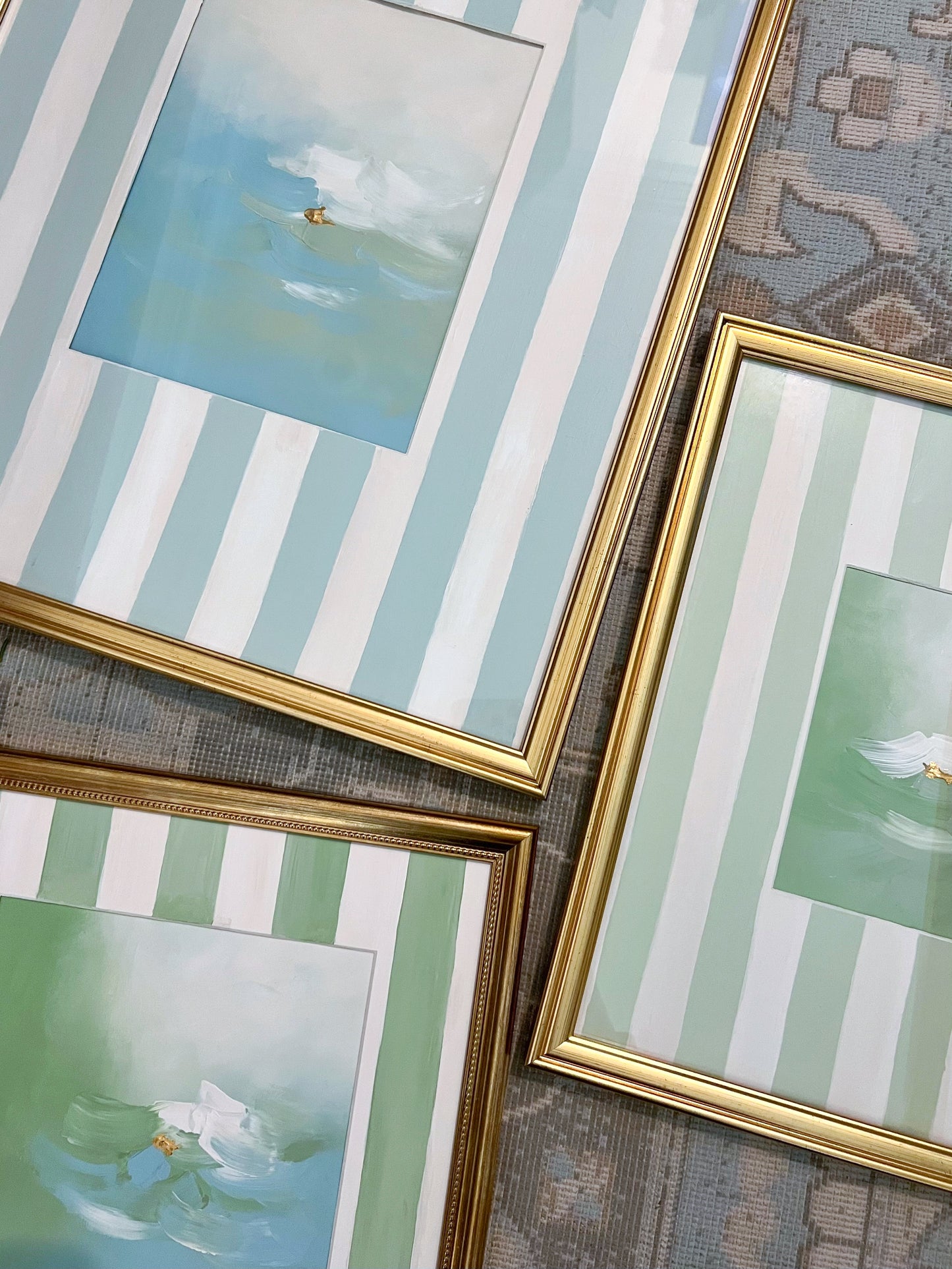 “Stillness in Bleu” - 21” x 17”